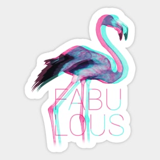 Fabulous Flamingo Sticker